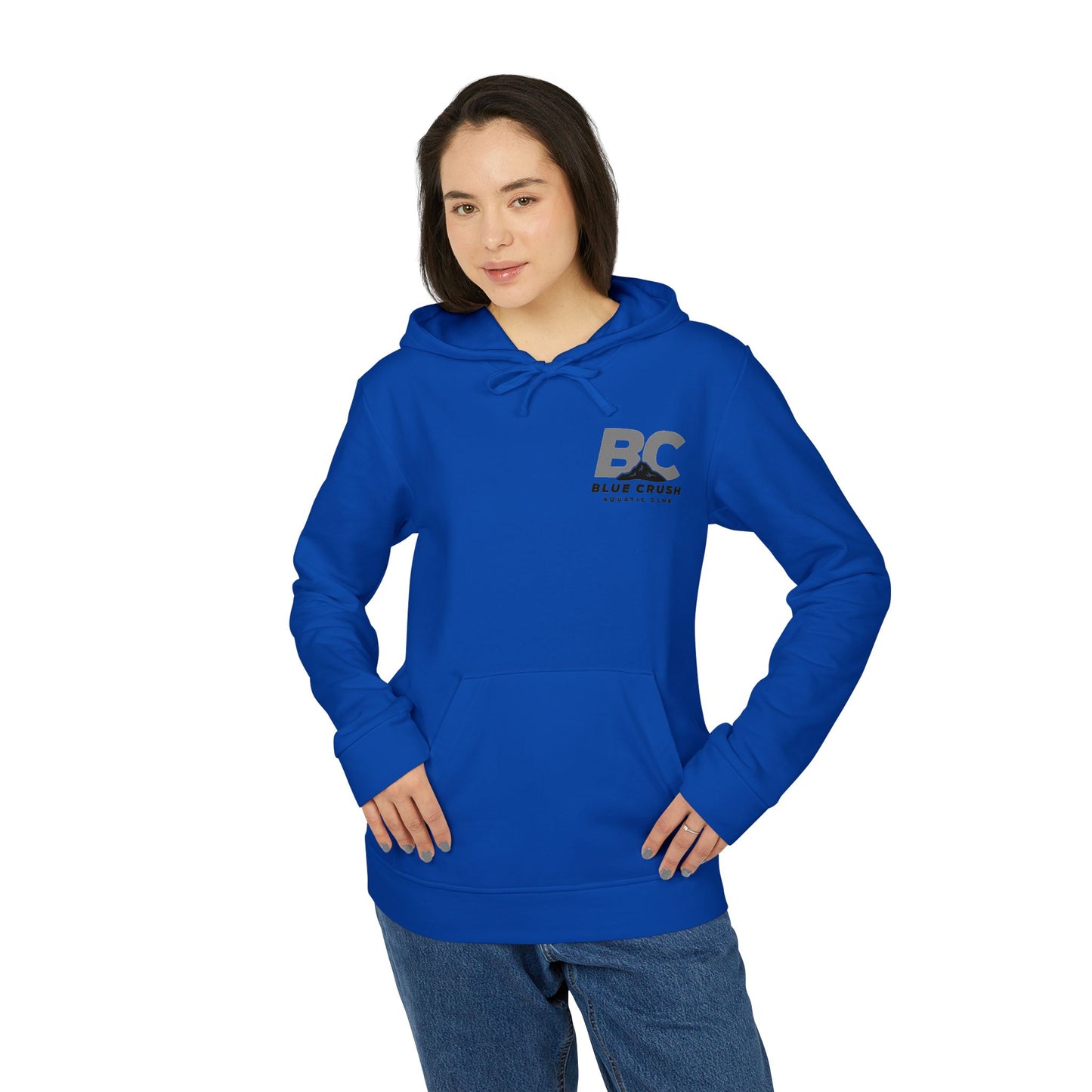 Blue Crush - Adidas Unisex Hoodie - Gray logo