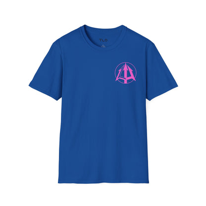 Legacy - Unisex Softstyle T-Shirt - Pink logo