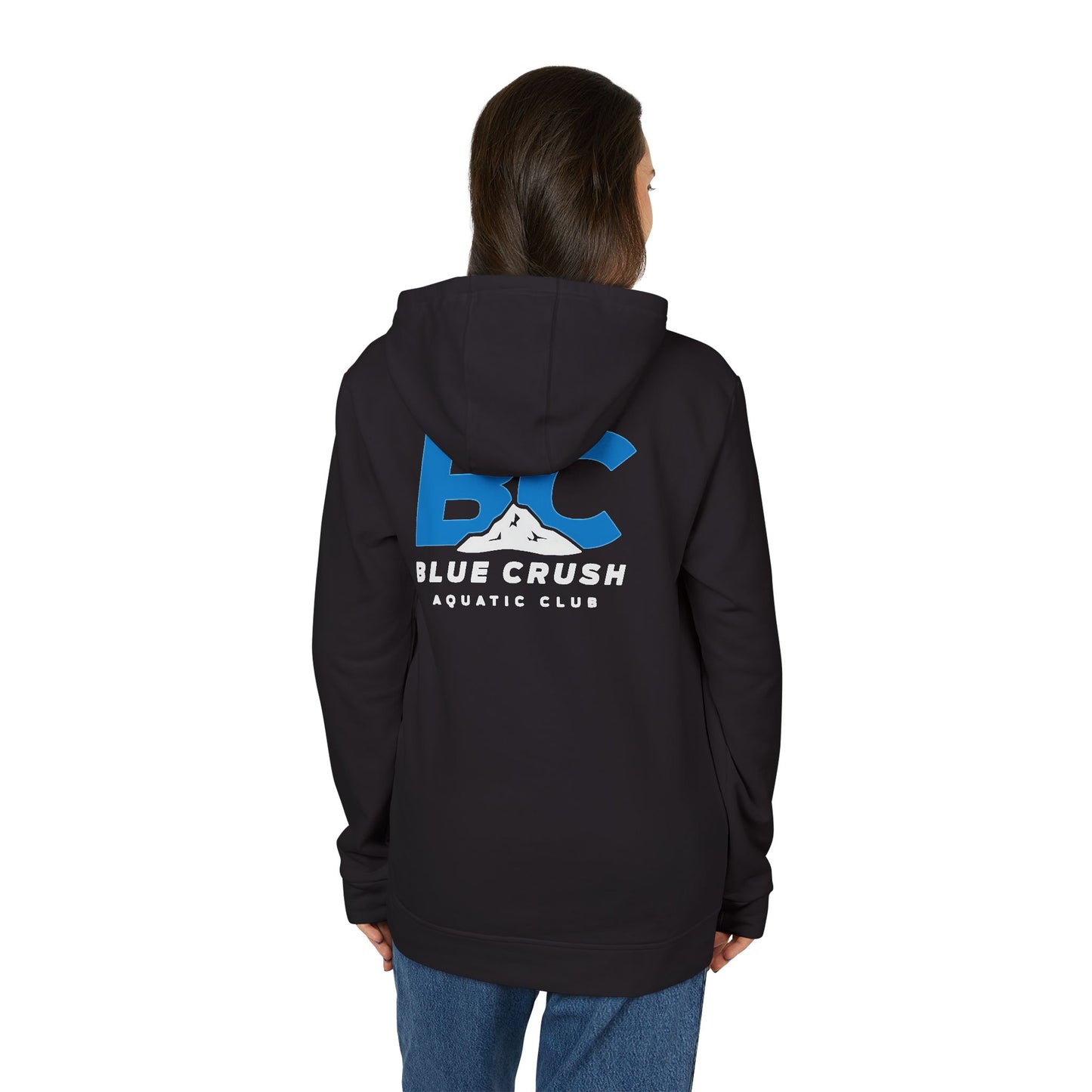 Blue Crush - Adidas Unisex Hoodie - Blue logo