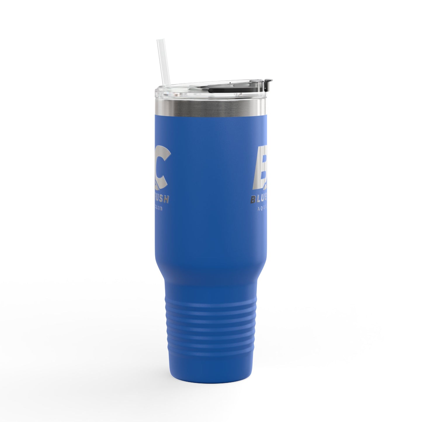 Blue Crush - 40oz Insulated Travel Mug - Grey Logo