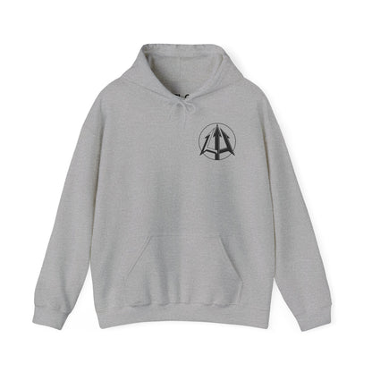 Legacy - Unisex Heavy Blend™ Hoodie - Black logo