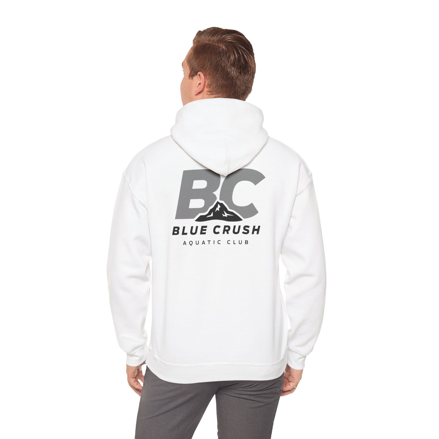 Blue Crush - Unisex Heavy Blend Hoodie - Gray logo