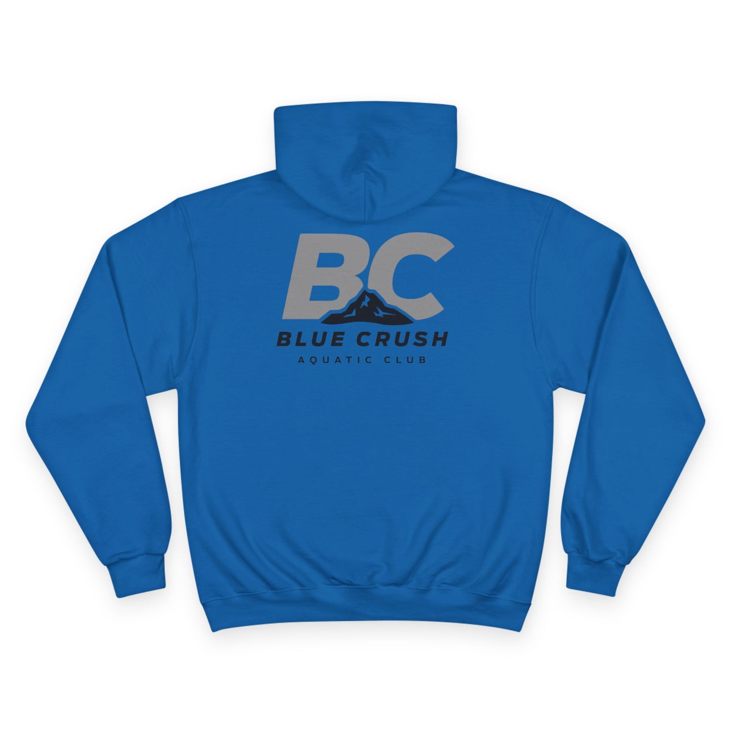 Blue Crush - Champion Hoodie - Gray logo