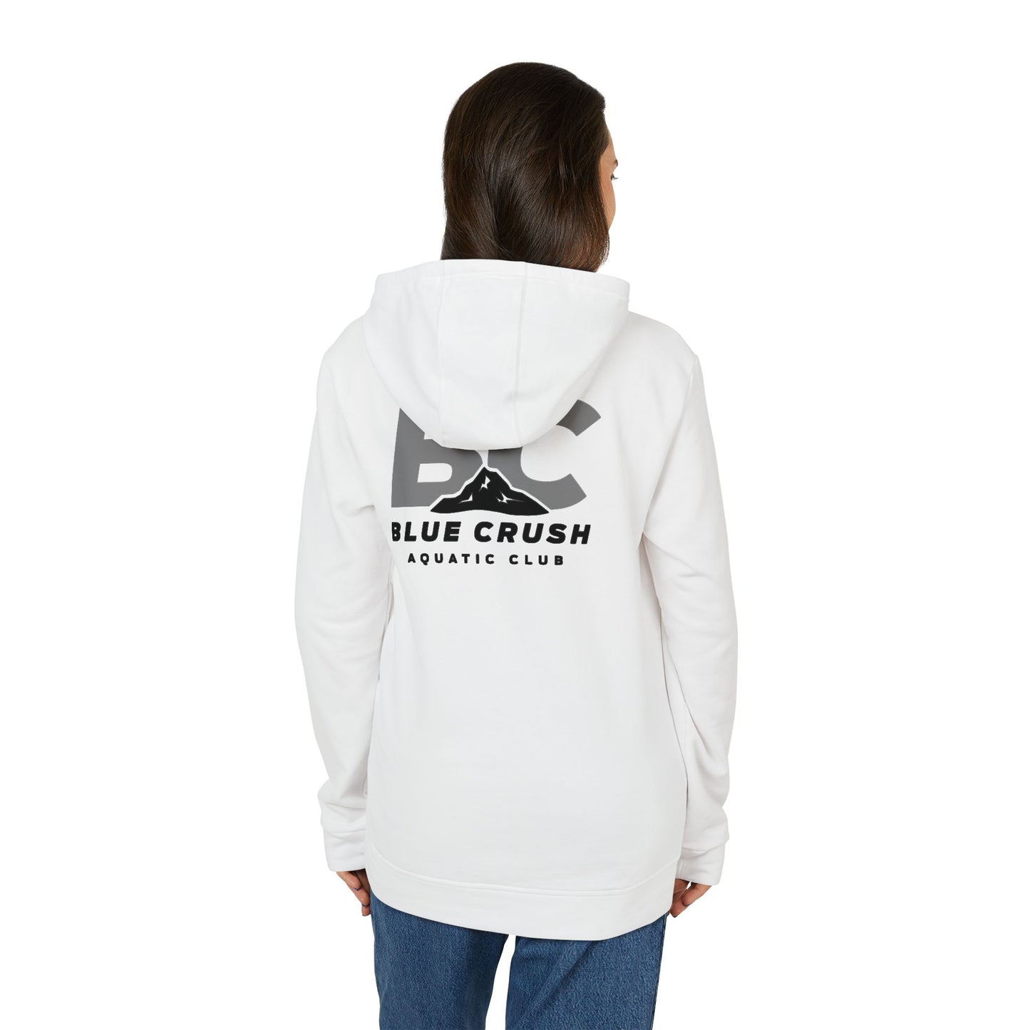 Blue Crush - Adidas Unisex Hoodie - Gray logo