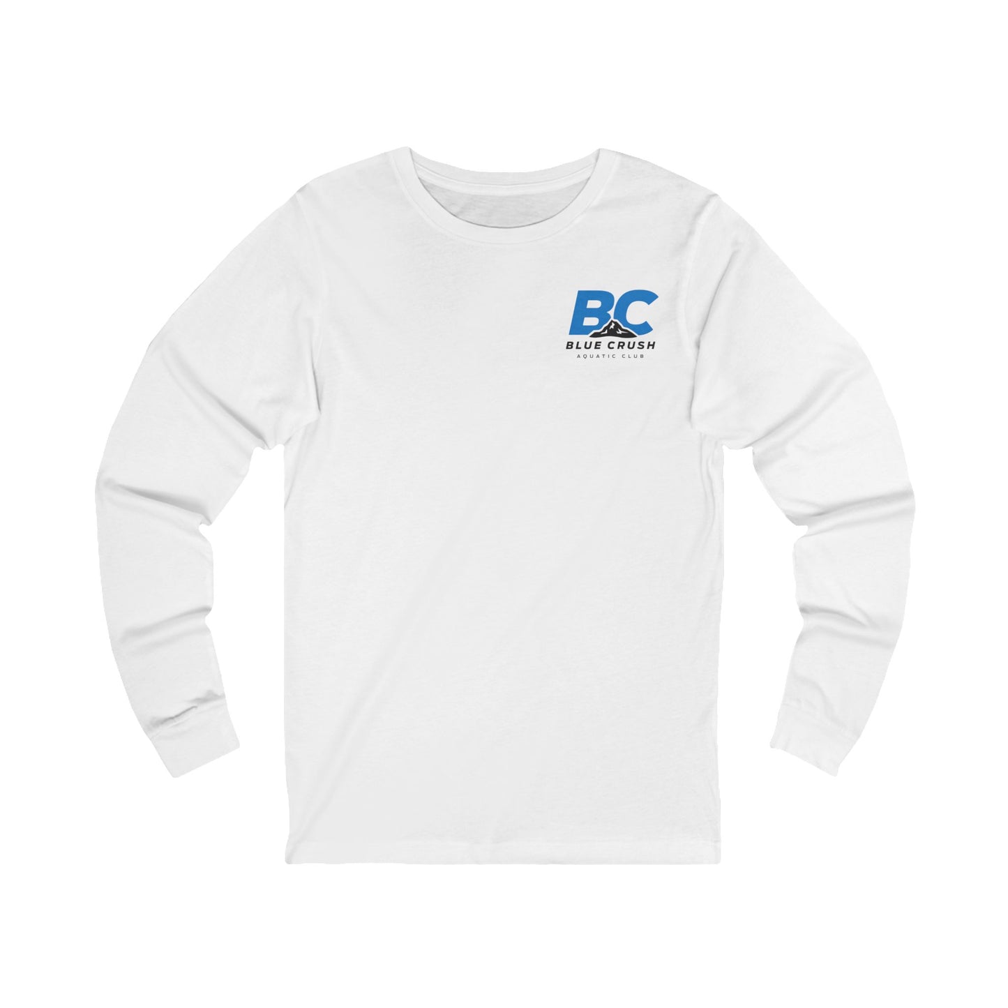 Blue Crush - Unisex Jersey Long Sleeve Tee - Blue logo