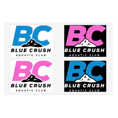 Blue Crush - Sticker Sheet - Square cut