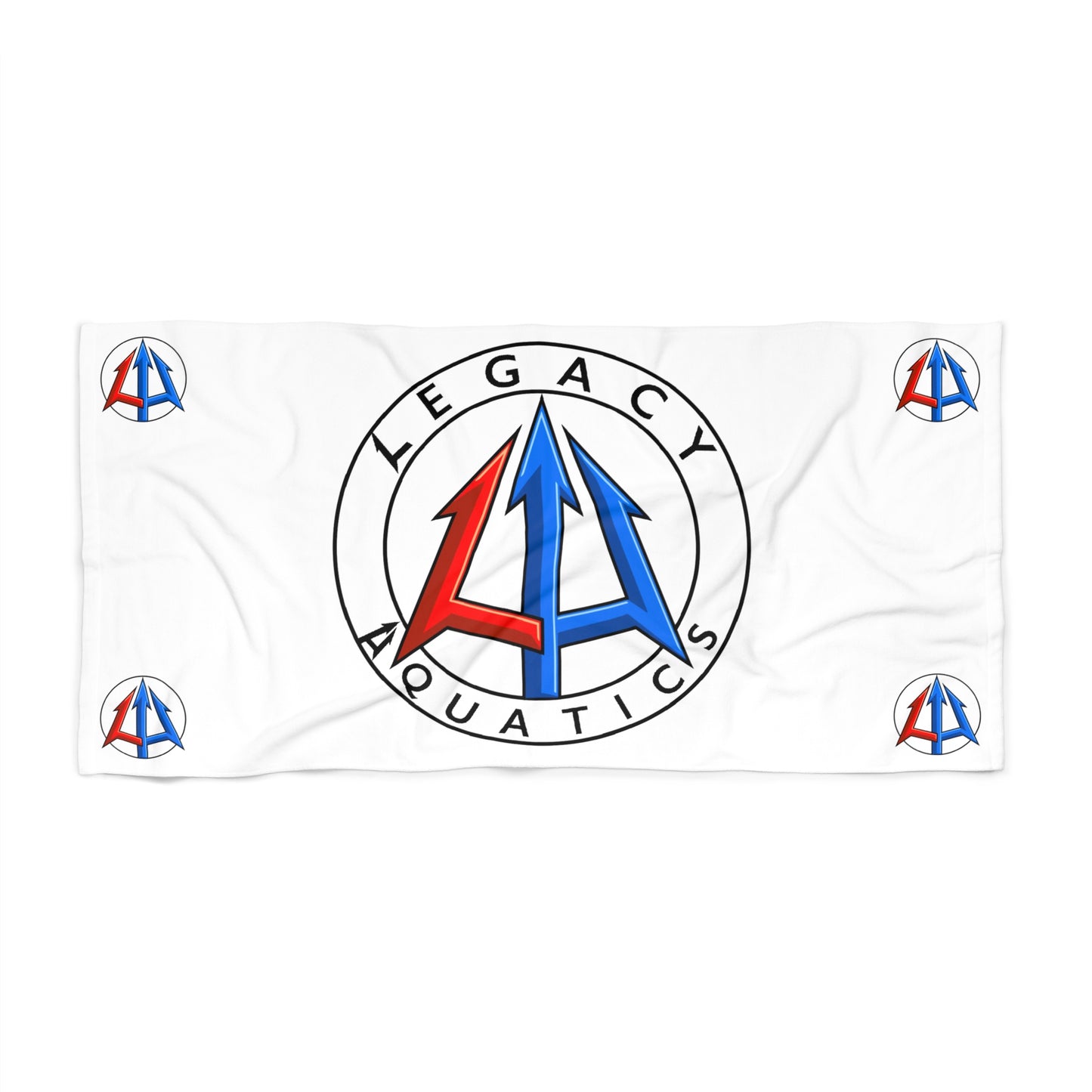 Legacy - Beach Towel - Classic logo w/white towel