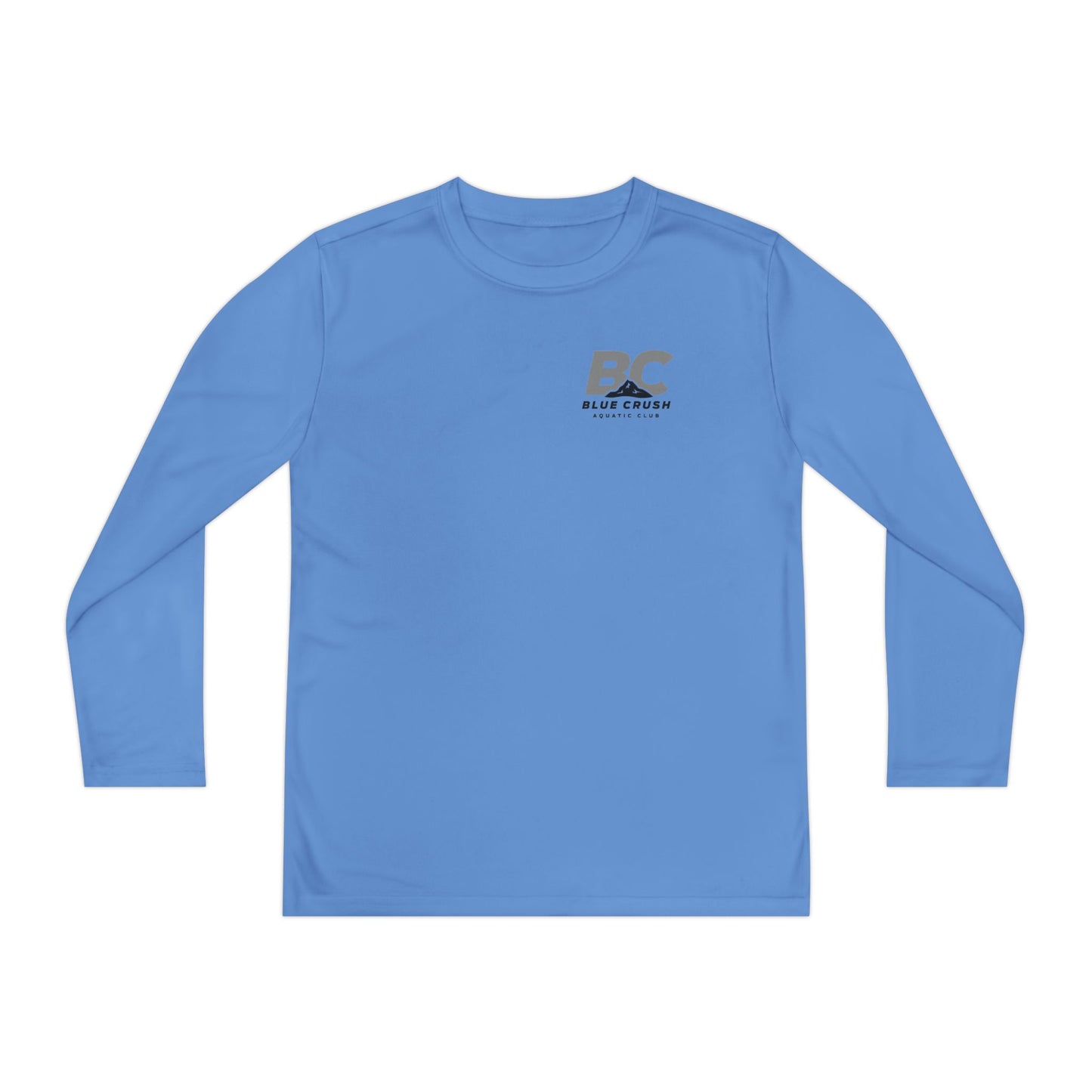 Blue Crush - Youth Long Sleeve Tee - Gray logo