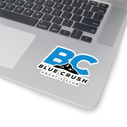 Blue Crush - Kiss-Cut Stickers - Blue & Black logo