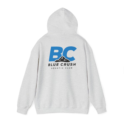 Blue Crush - Unisex Heavy Blend Hoodie - Blue Logo