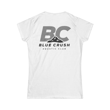 Blue Crush - Women's Soft style Tee - Gray logo