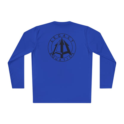 Legacy - Unisex Lightweight Long Sleeve Tee - Black logo