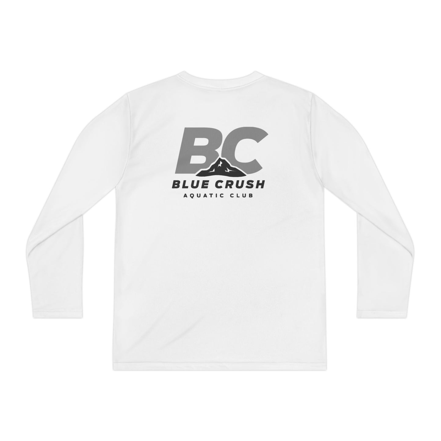 Blue Crush - Youth Long Sleeve Tee - Gray logo