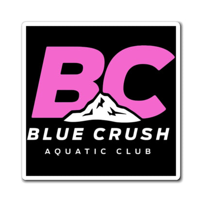 Blue Crush - Magnet - Pink & White logo