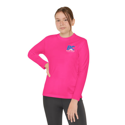 Blue Crush - Youth Long Sleeve Tee - Blue Logo