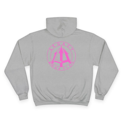 Legacy - Champion Hoodie - Pink logo
