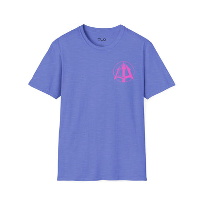 Legacy - Unisex Softstyle T-Shirt - Pink logo