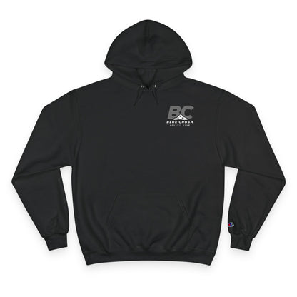 Blue Crush - Champion Hoodie - Gray logo