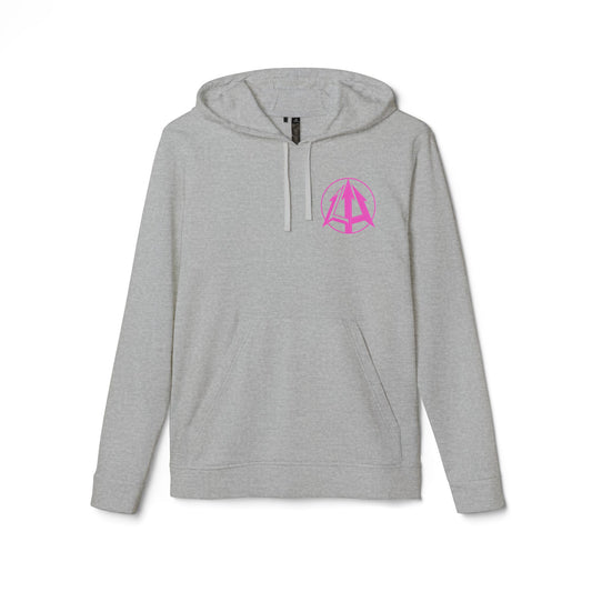 Legacy - Adidas Fleece Hoodie - Pink logo