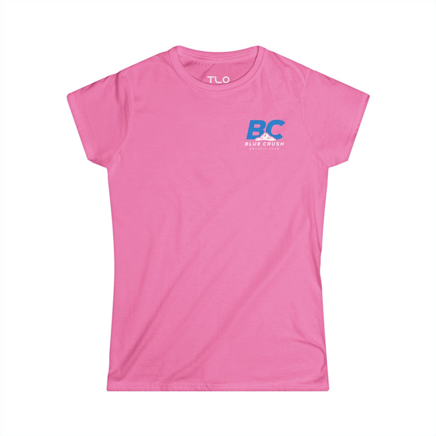 Blue Crush - Women's Soft style Tee - Blue logo