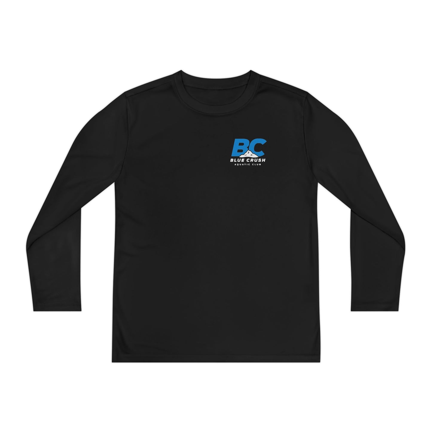 Blue Crush - Youth Long Sleeve Tee - Blue Logo