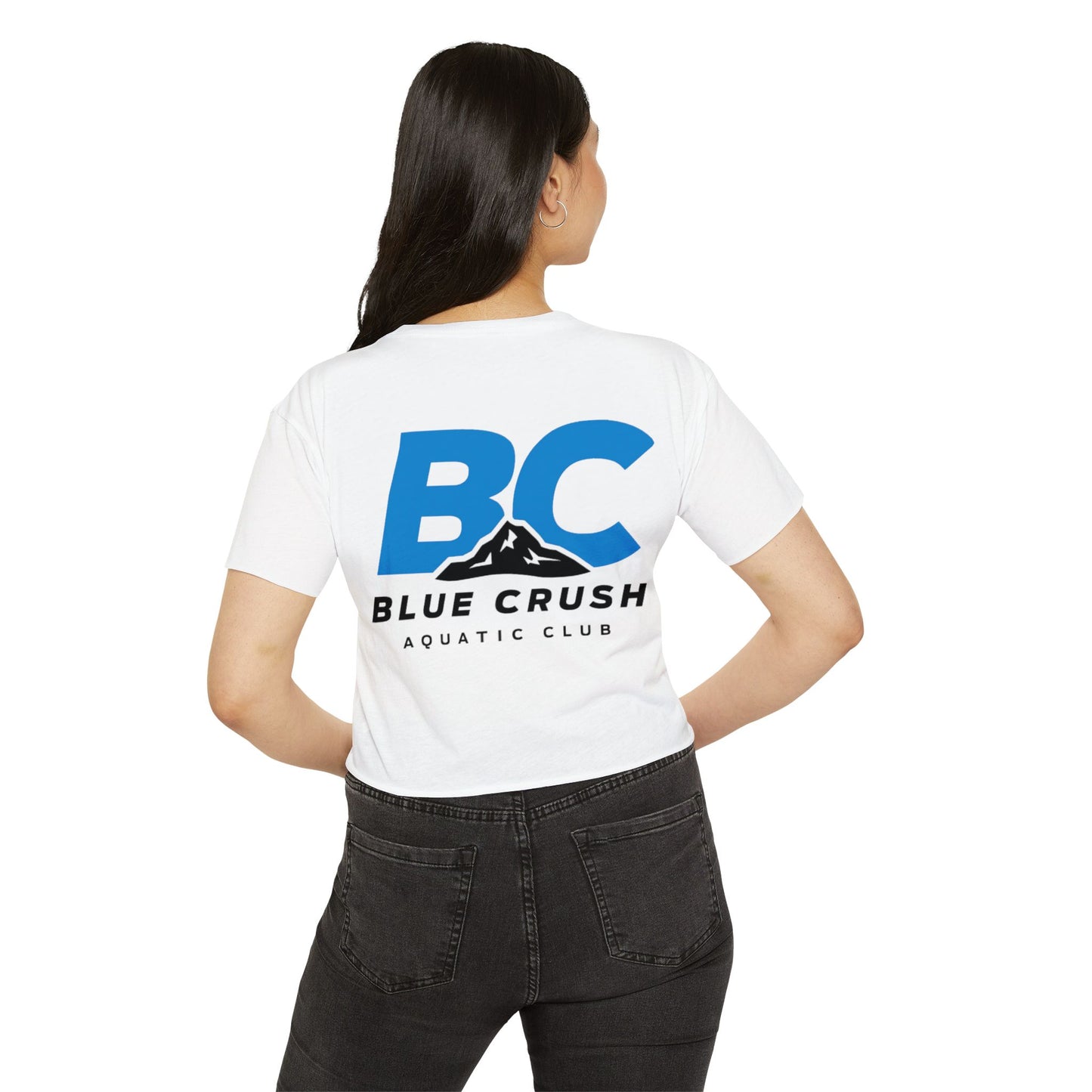 Blue Crush - Women's Crop Top - Blue logo