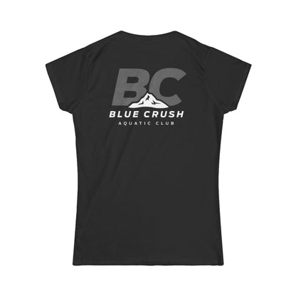 Blue Crush - Women's Soft style Tee - Gray logo