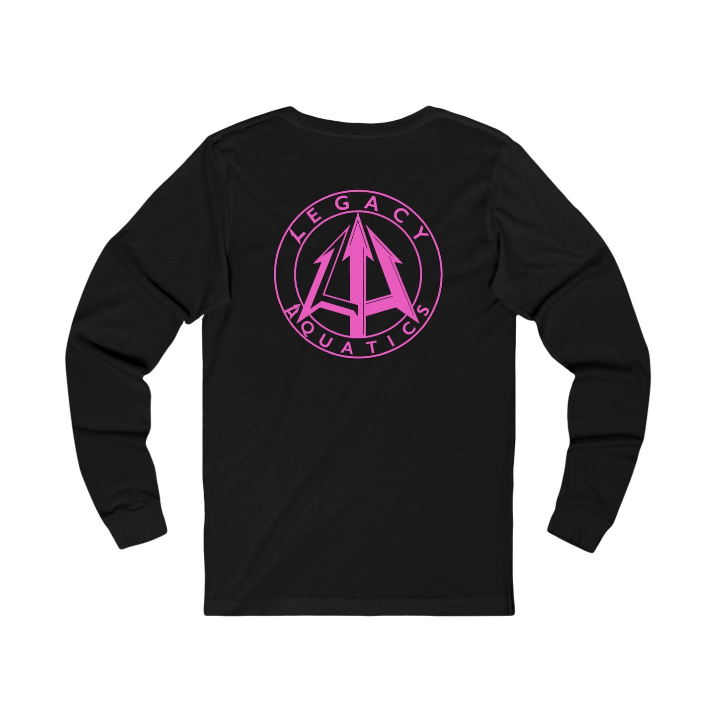 Legacy - Unisex Long Sleeve Tee - Pink logo