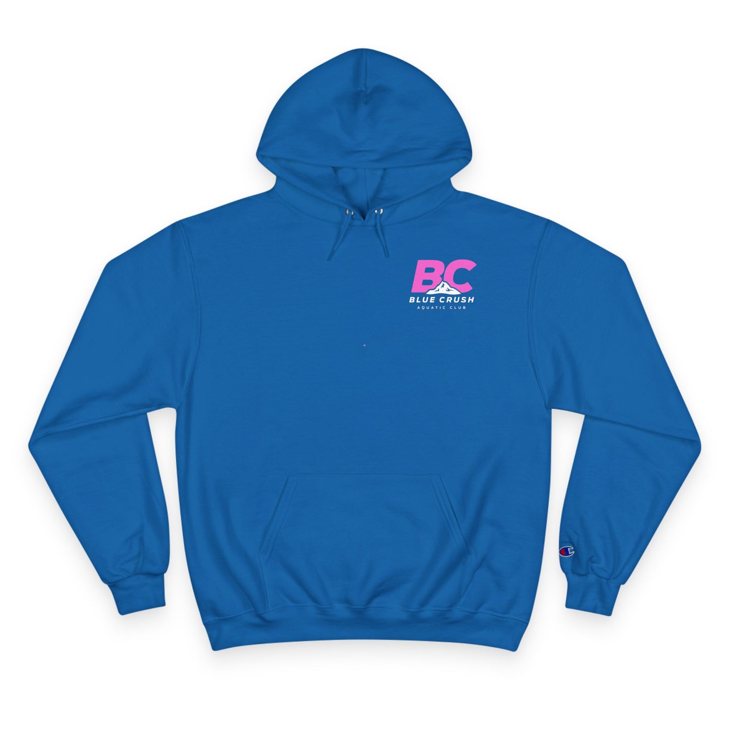 Blue Crush - Champion Hoodie - Pink logo