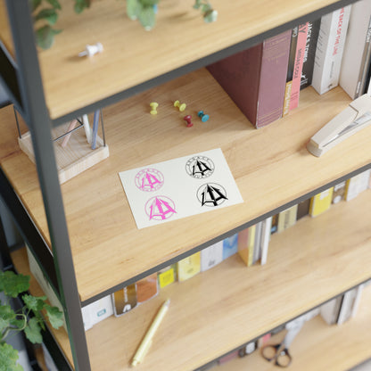 Legacy - Sticker Sheets - Pink & Black logo