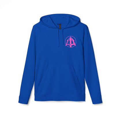 Legacy - Adidas Fleece Hoodie - Pink logo