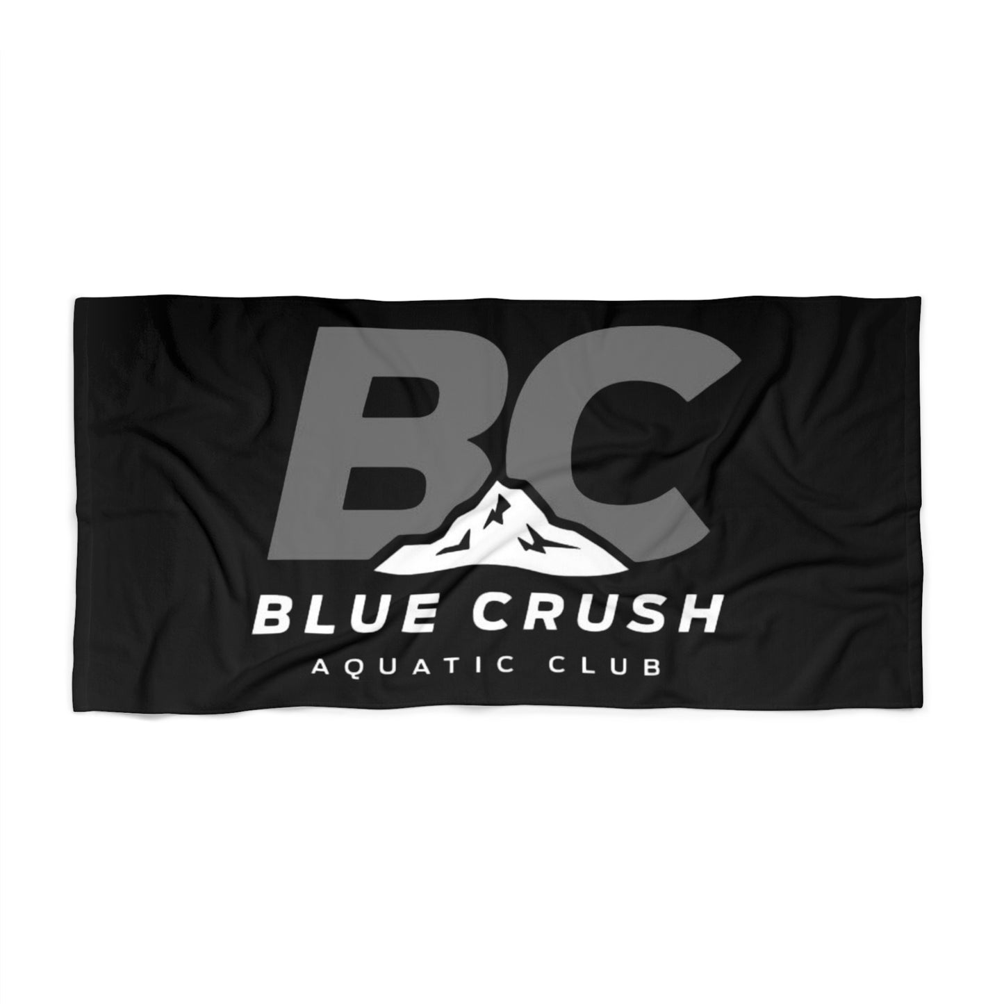 Blue Crush - Beach Towel - Black w/Gray & White logo