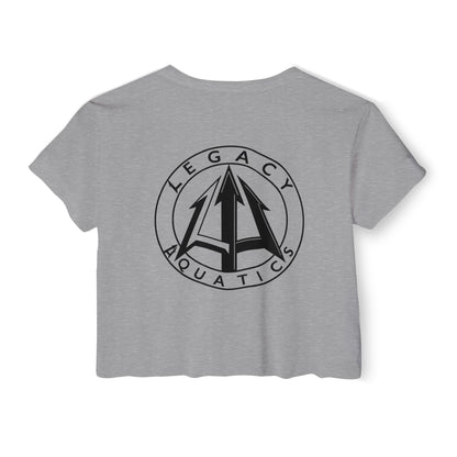 Legacy - Women's Crop Top - Black logo