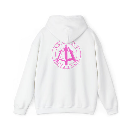 Legacy - Unisex Heavy Blend™ Hoodie - Pink logo