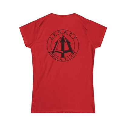 Legacy - Women's Softstyle Tee - Black logo