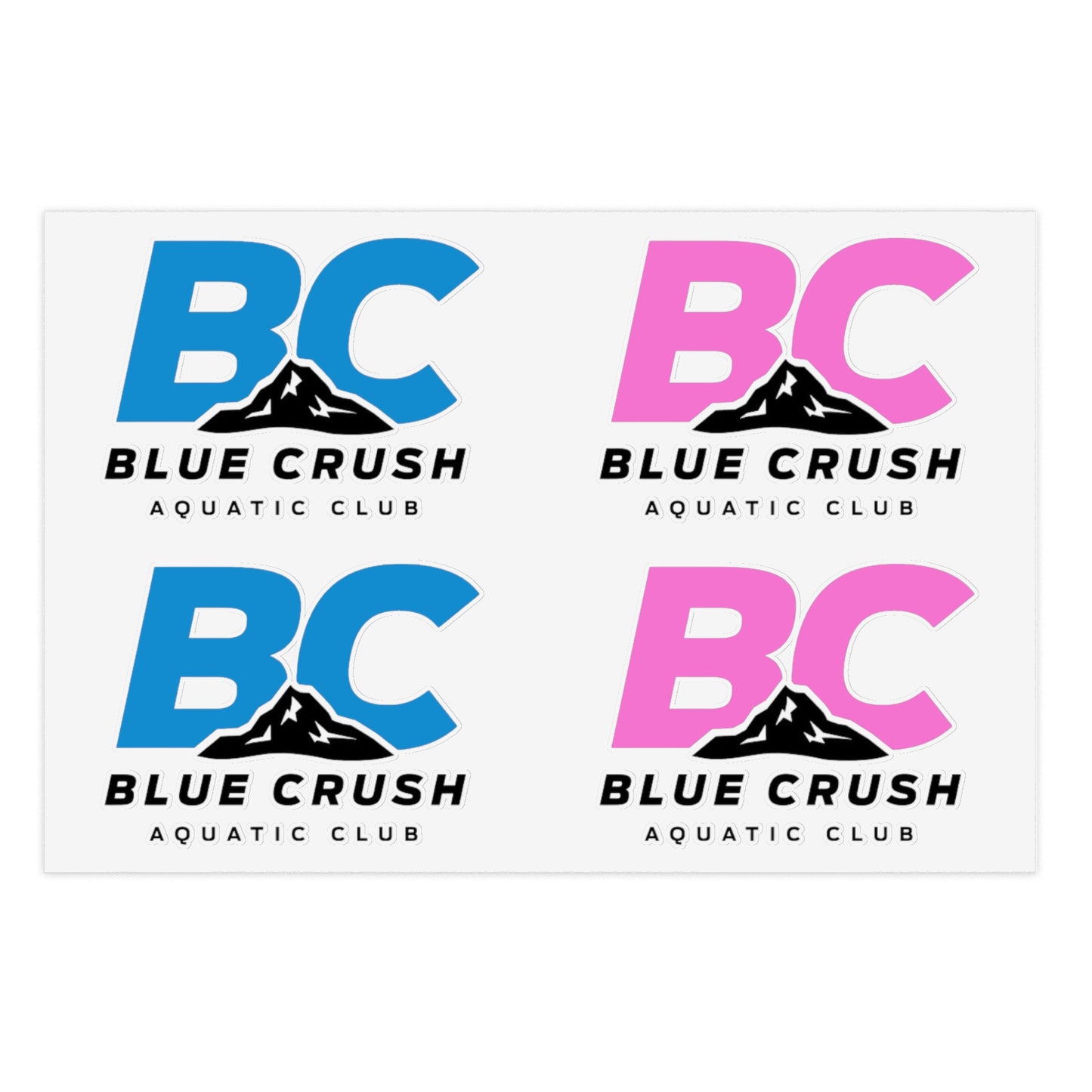 Blue Crush - Sticker Sheets - outline cut