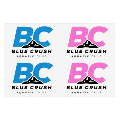 Blue Crush - Sticker Sheets - outline cut