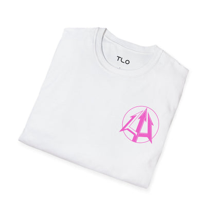 Legacy - Unisex Softstyle T-Shirt - Pink logo