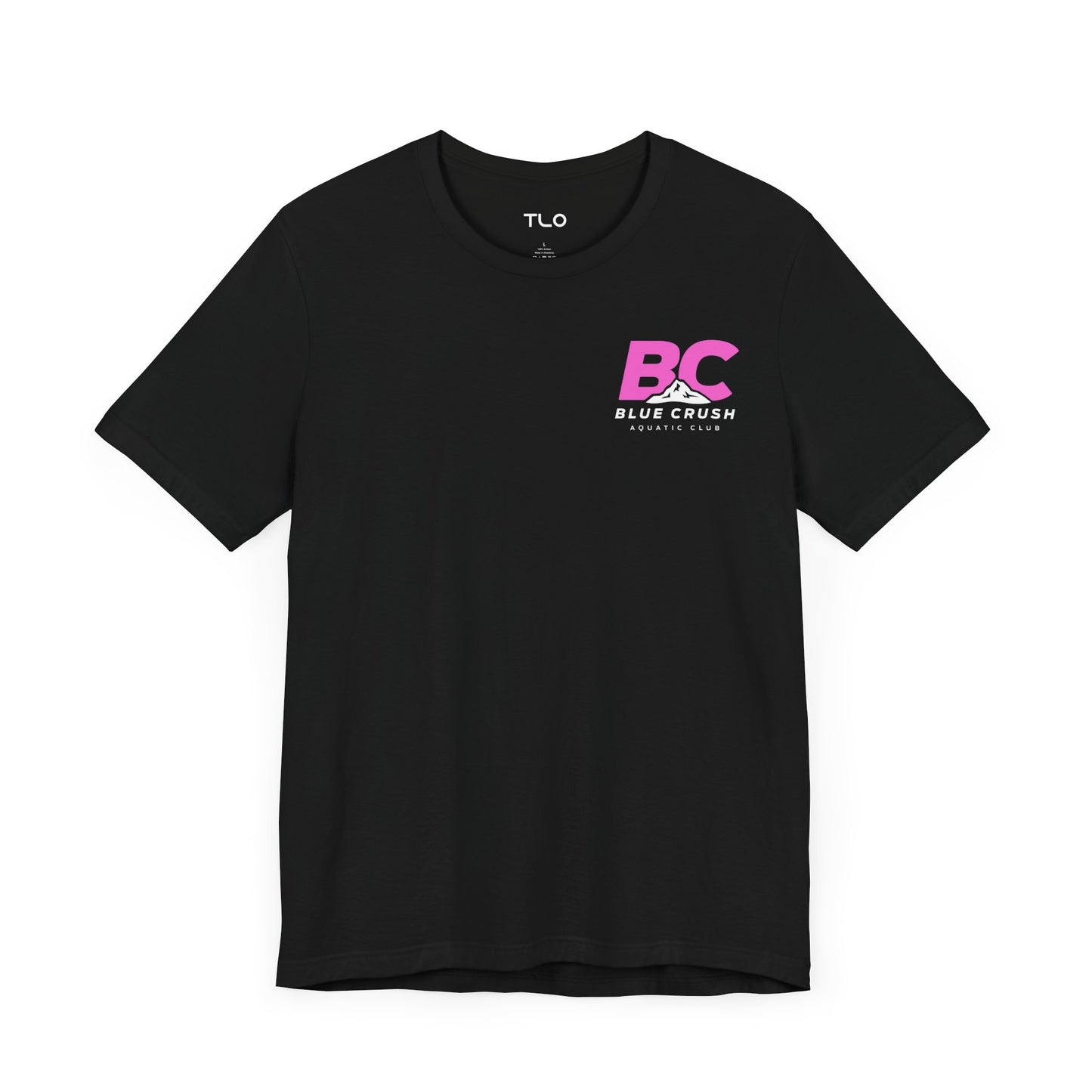 Blue Crush - Unisex Jersey Short Sleeve Tee - Pink logo