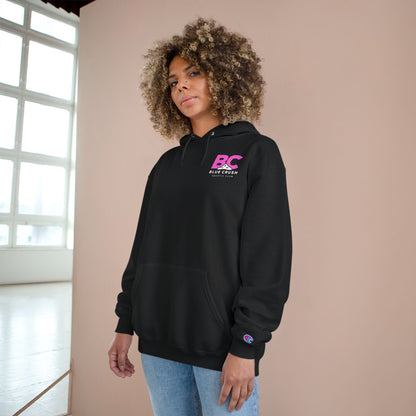 Blue Crush - Champion Hoodie - Pink logo