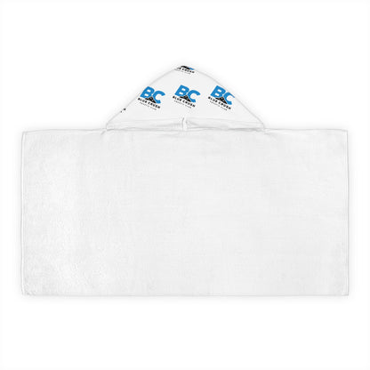 Blue Crush - Youth Hooded Towel - White w/blue & black logo