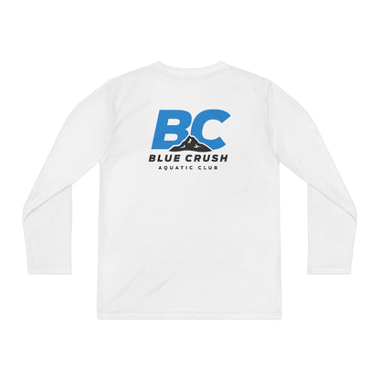 Blue Crush - Youth Long Sleeve Tee - Blue Logo