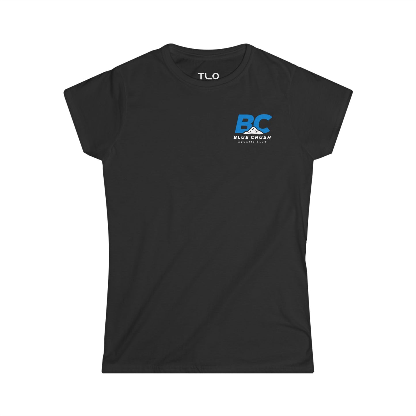 Blue Crush - Women's Soft style Tee - Blue logo