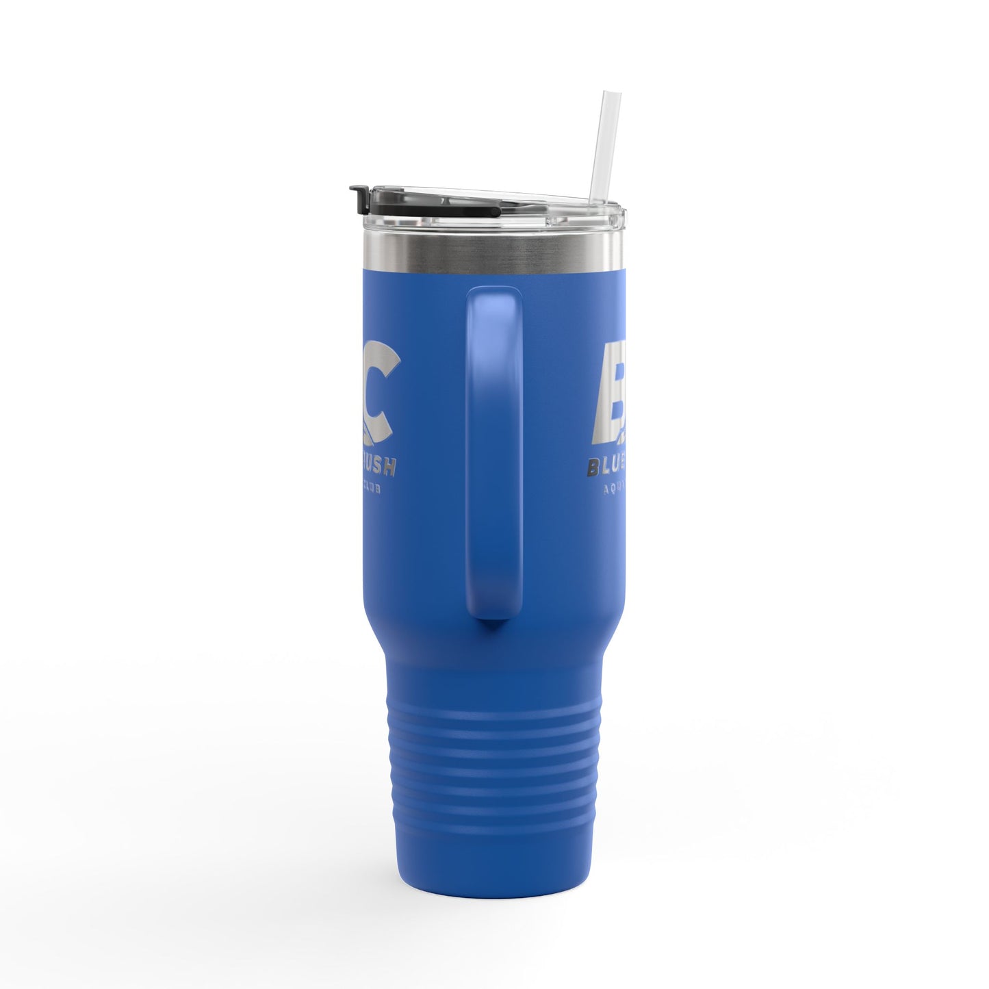 Blue Crush - 40oz Insulated Travel Mug - Grey Logo