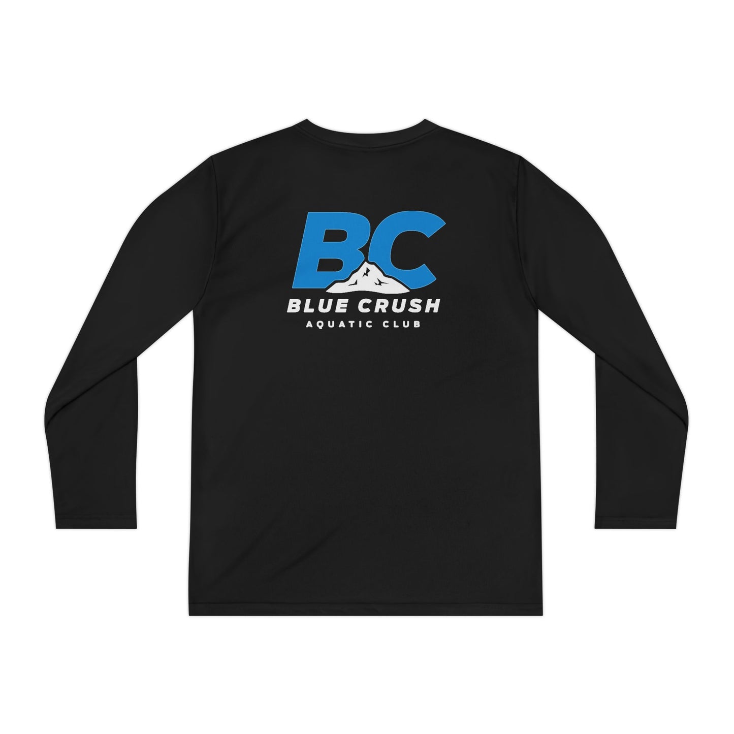 Blue Crush - Youth Long Sleeve Tee - Blue Logo