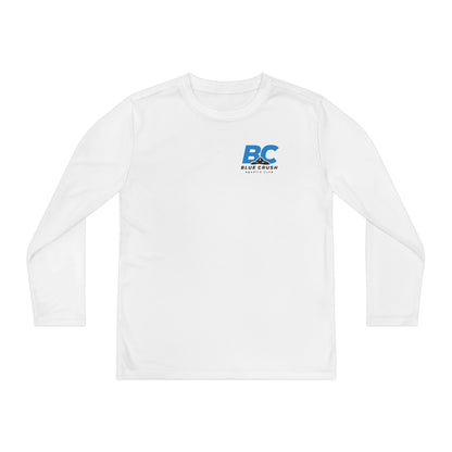 Blue Crush - Youth Long Sleeve Tee - Blue Logo