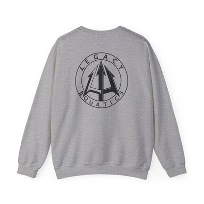 Legacy - Unisex Heavy Blend™ Crewneck Sweatshirt - Black logo