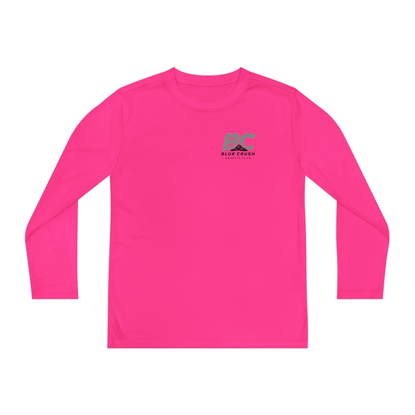 Blue Crush - Youth Long Sleeve Tee - Gray logo