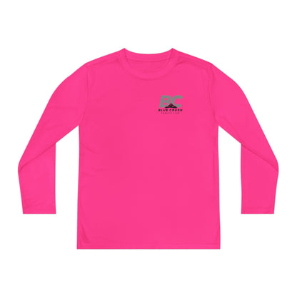 Blue Crush - Youth Long Sleeve Tee - Gray logo