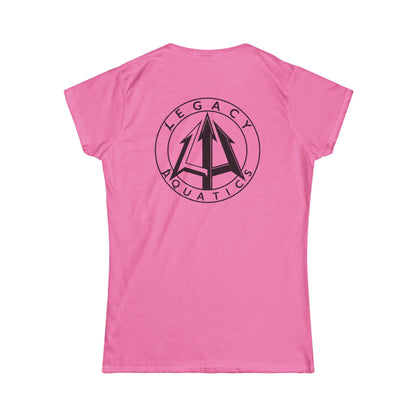Legacy - Women's Softstyle Tee - Black logo
